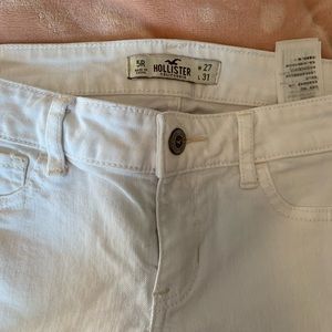 White Hollister Skinny Jeans - 5R